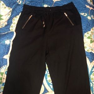 Black and Gold Joggers